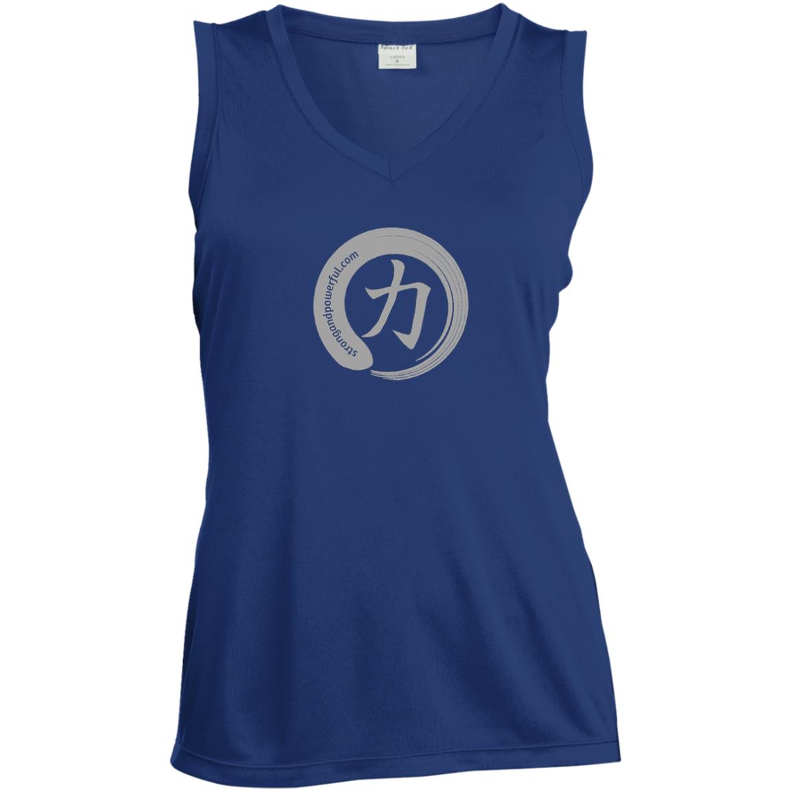 Strength Logo Sleeveless Ladies' V-Neck Tee Dri-Fit